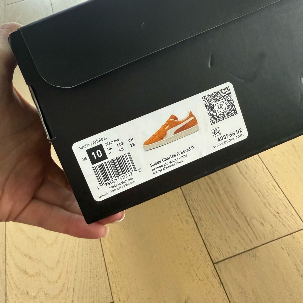 Puma Bright Orange Sneakers with White Detail - Picture 7 of 7